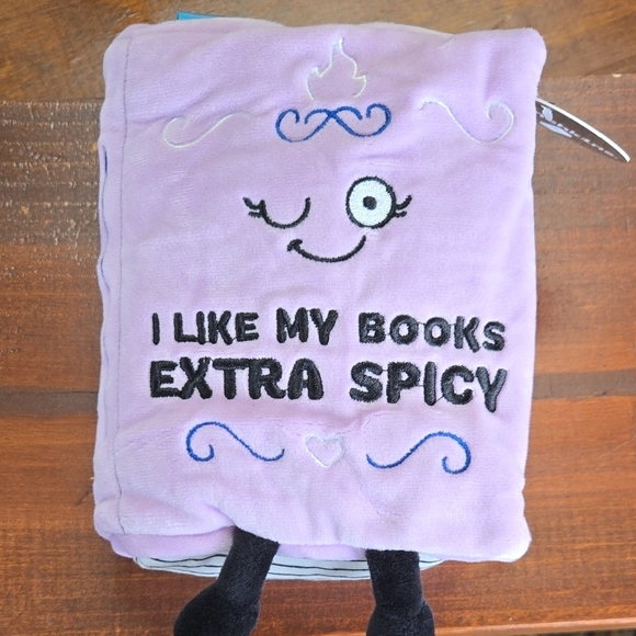 Plush Book Cover with Fun Design - Picture 3 of 9
